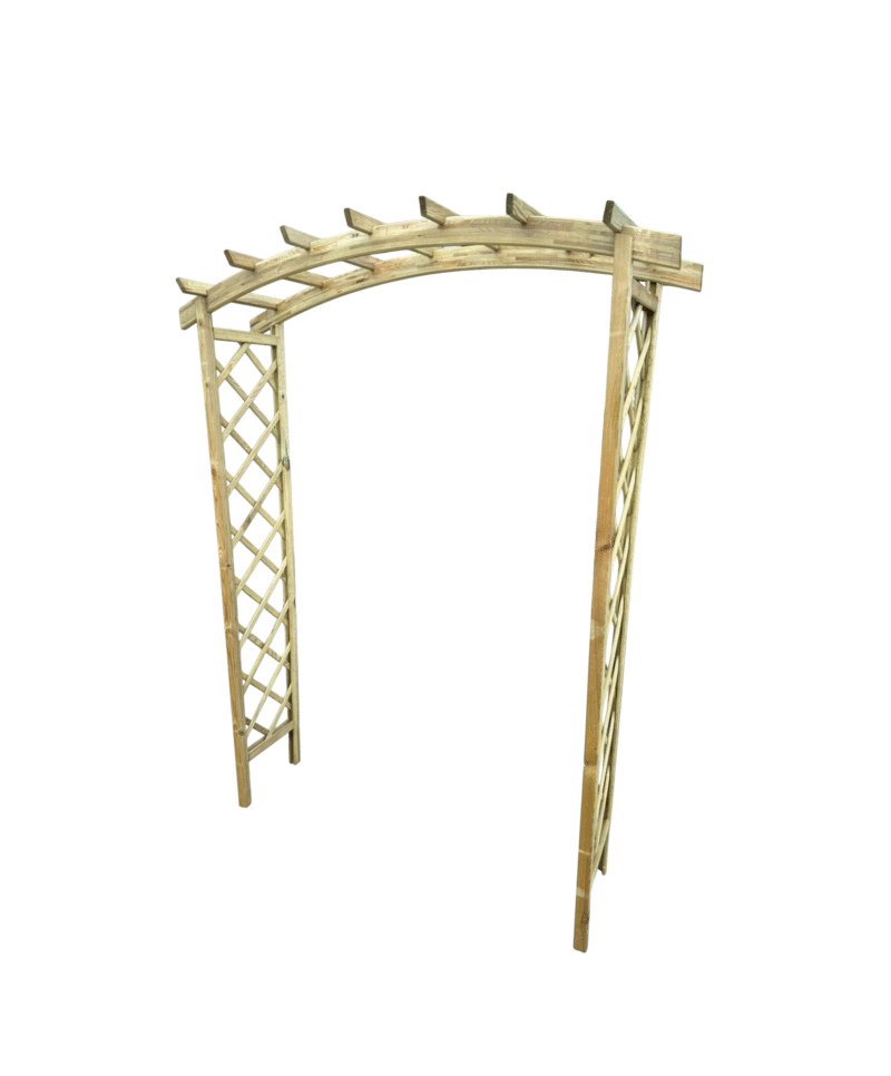 Pergola podwójna z łukiem zwykłym Frezja