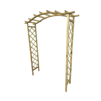 Pergola podwójna z łukiem Omega Frezja