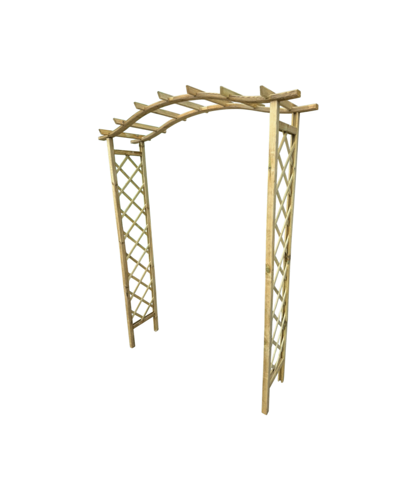Pergola podwójna z łukiem Omega Frezja
