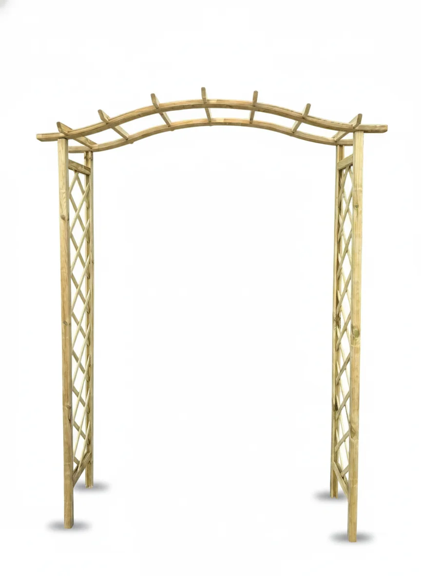 Pergola podwójna z łukiem Omega Frezja - obrazek 6