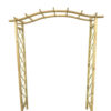 Pergola podwójna z łukiem Omega Frezja + szpice - obrazek 4
