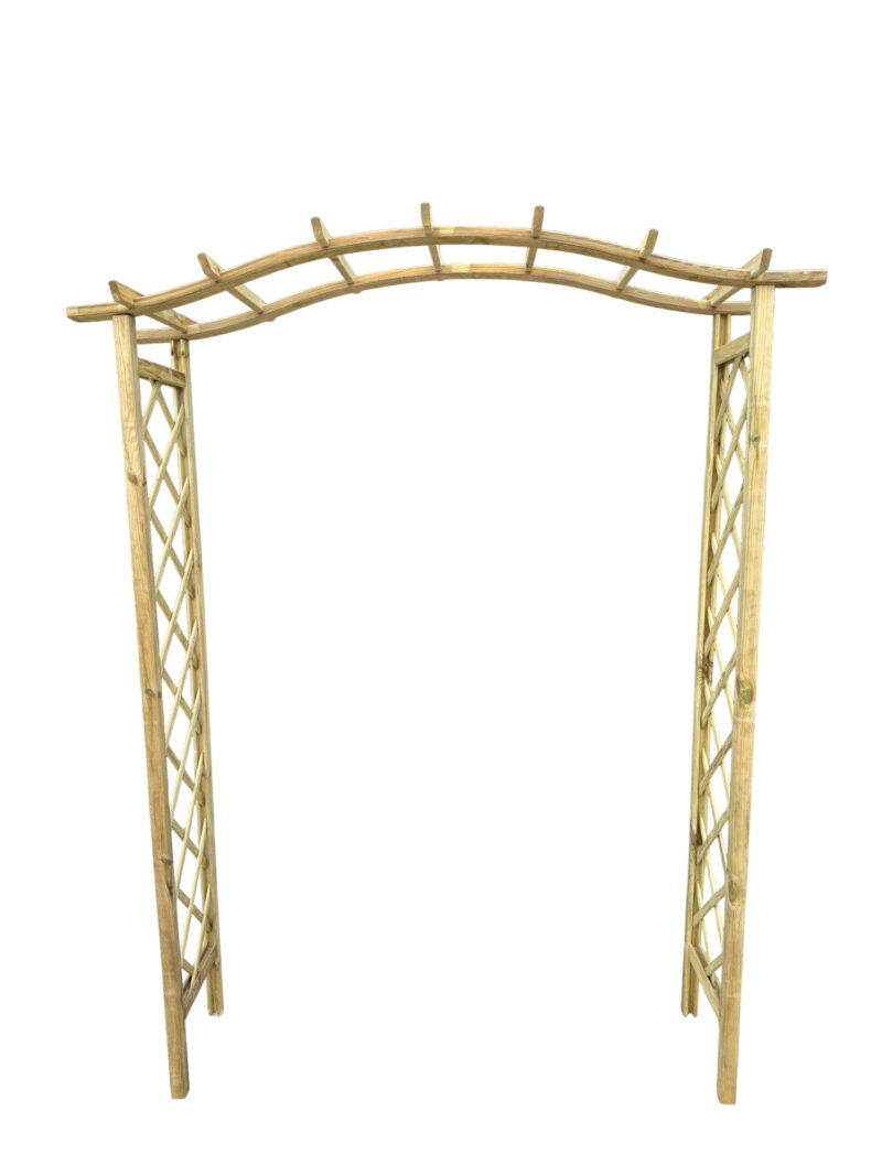 Pergola podwójna z łukiem Omega Frezja + szpice - obrazek 4