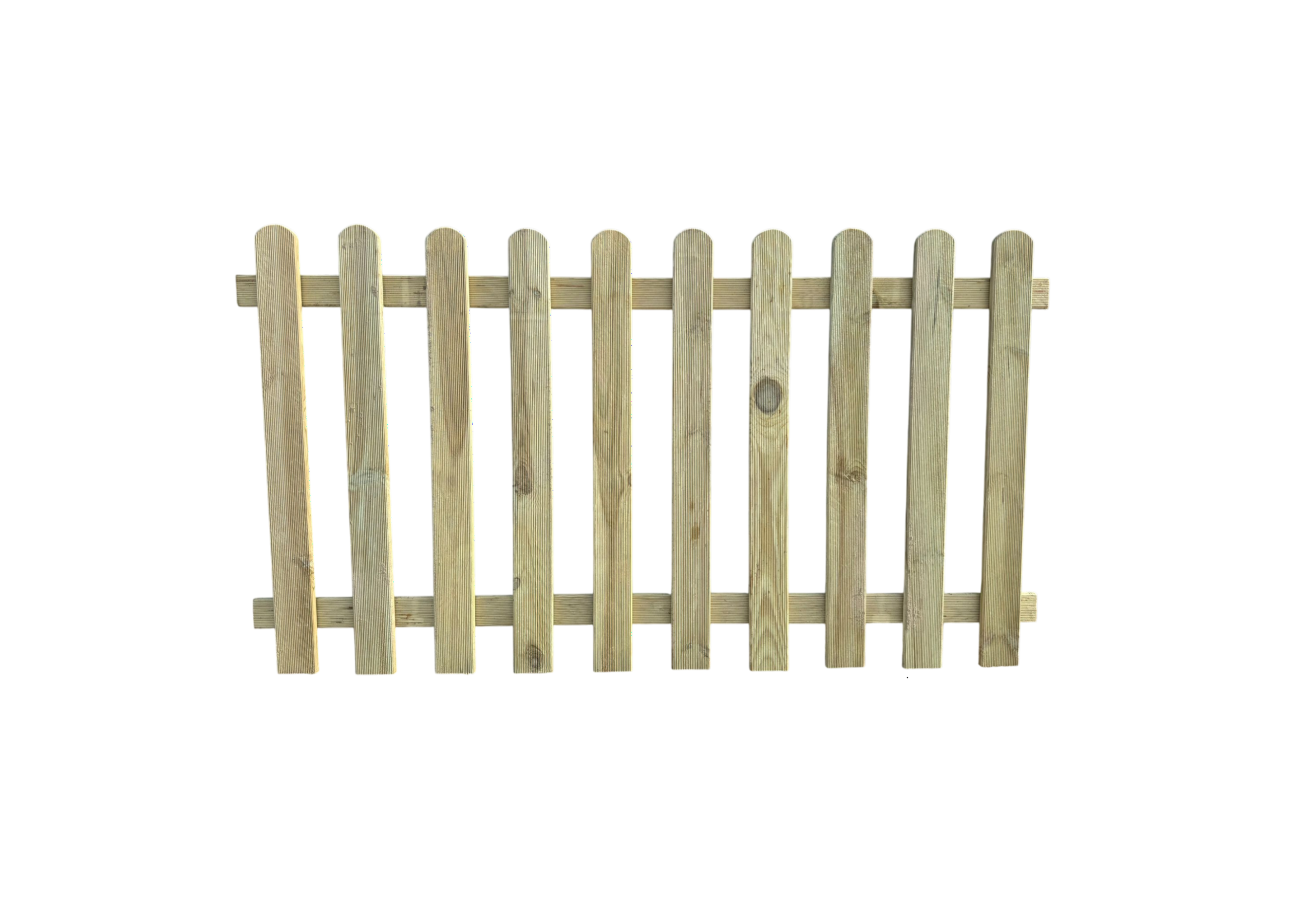 Płot sztachetowy ryflowany KARMEN 100x180