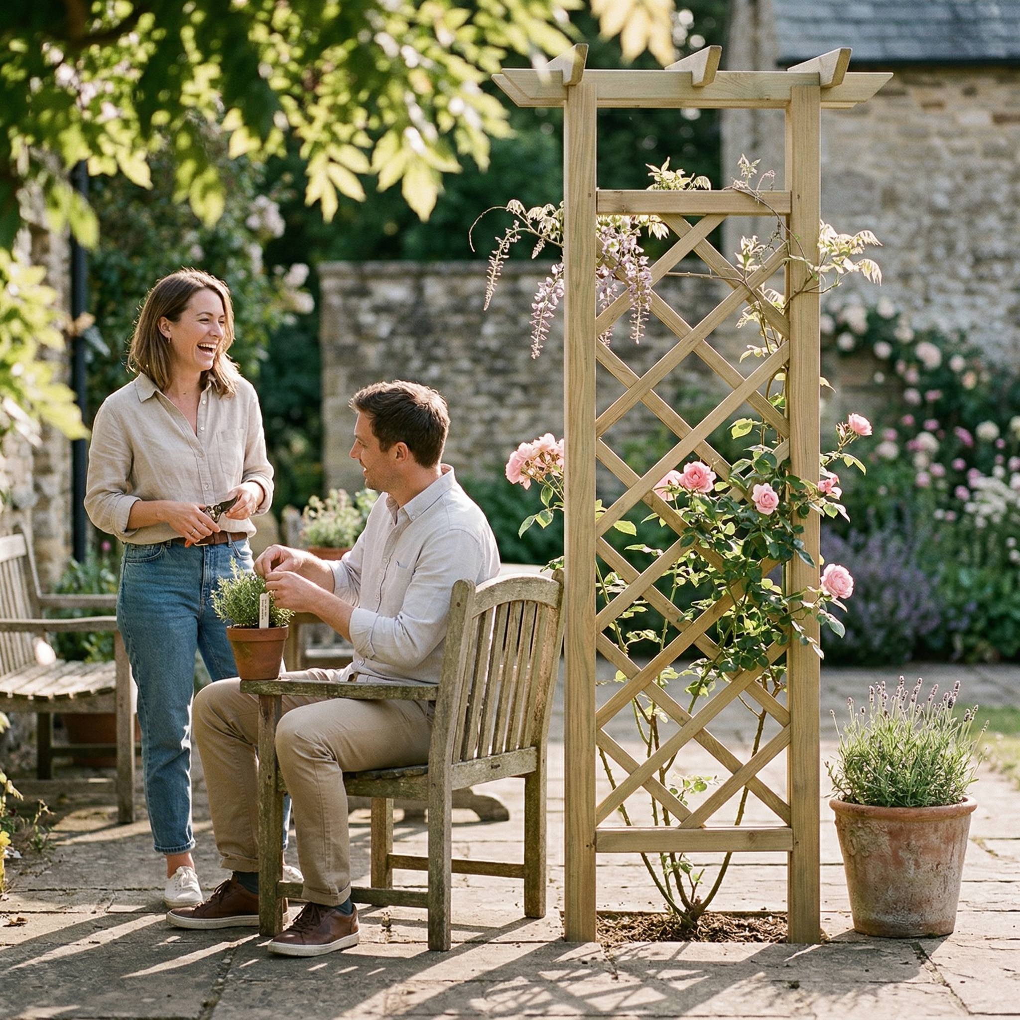 Krata z pergolą 186×45/75 - obrazek 4